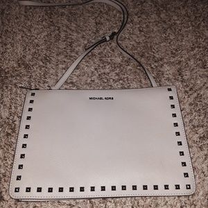 Michael Kors Studded Gray Crossbody